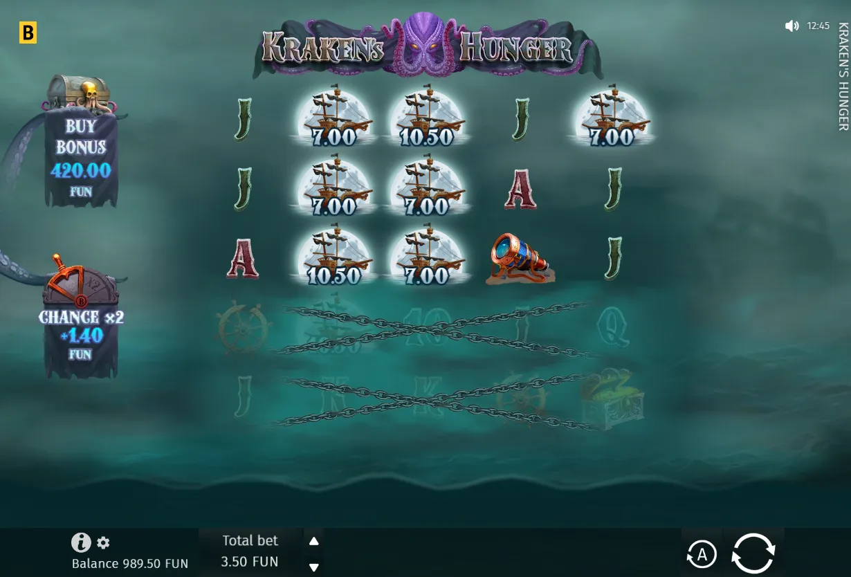 Kraken's Hunger Slot